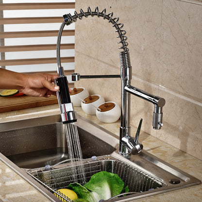 Dual Spout Kitchen Sink Faucet with Mixer Tap by HitMyNeed