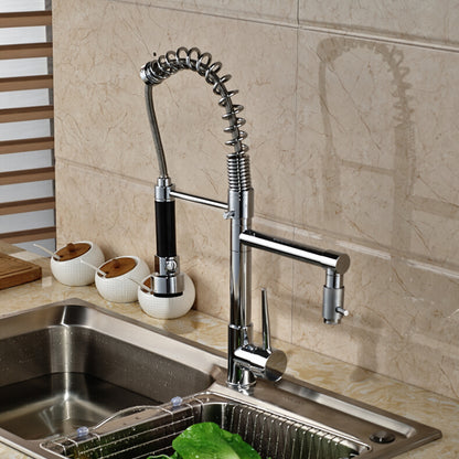 Dual Spout Kitchen Sink Faucet with Mixer Tap by HitMyNeed
