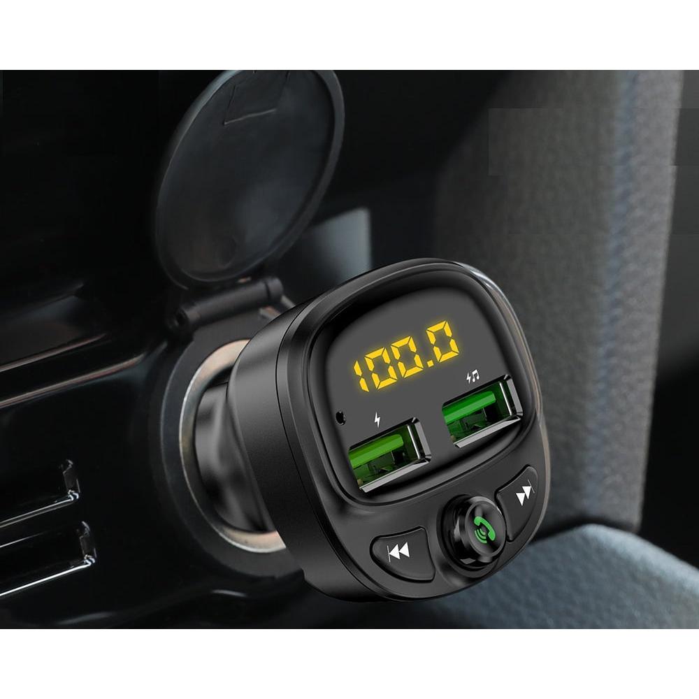 Dual USB Car Charger with Bluetooth Hands-Free by HitMyNeed