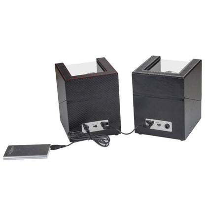 Dual Watch Winder USB with Silent Mabuchi Motor by HitMyNeed
