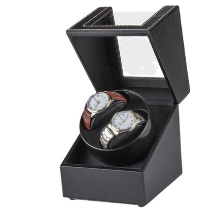 Dual Watch Winder USB with Silent Mabuchi Motor black by HitMyNeed