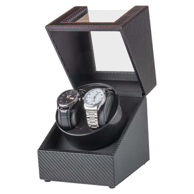 Dual Watch Winder USB with Silent Mabuchi Motor carbon-fiber by HitMyNeed