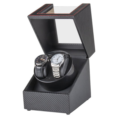 Dual Watch Winder USB with Silent Mabuchi Motor carbon-fiber by HitMyNeed