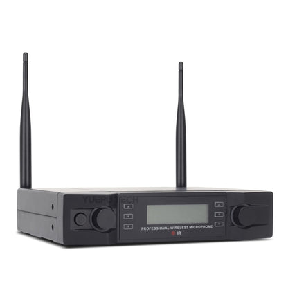 Dual Wireless UHF Microphone System with Receiver by HitMyNeed