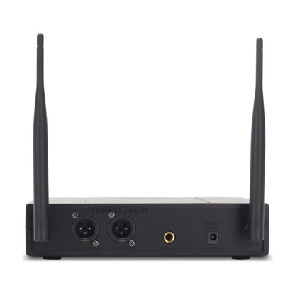 Dual Wireless UHF Microphone System with Receiver by HitMyNeed
