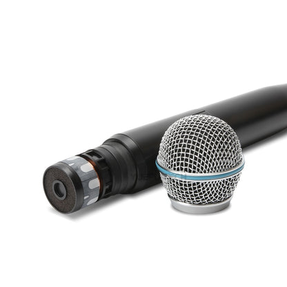 Dual Wireless UHF Microphone System with Receiver by HitMyNeed