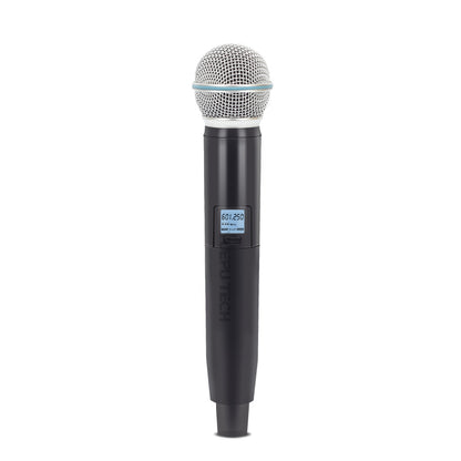 Dual Wireless UHF Microphone System with Receiver by HitMyNeed
