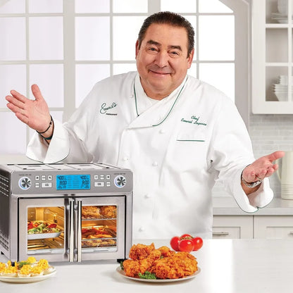 Dual Zone 360 Air Fryer Oven Combo, 25QT French Door by HitMyNeed