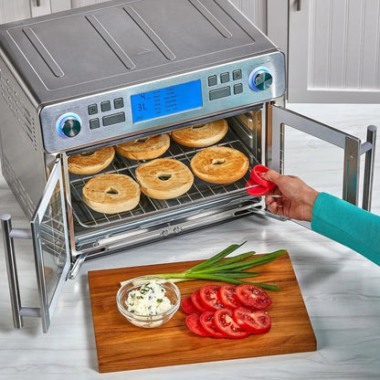 Dual Zone 360 Air Fryer Oven Combo, 25QT French Door by HitMyNeed