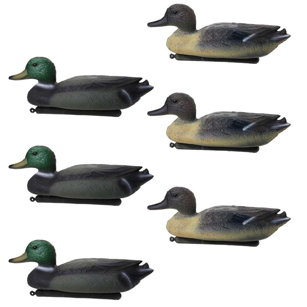 Duck Decoy Floating Lure Set - 6-Piece Realistic Ducks by HitMyNeed