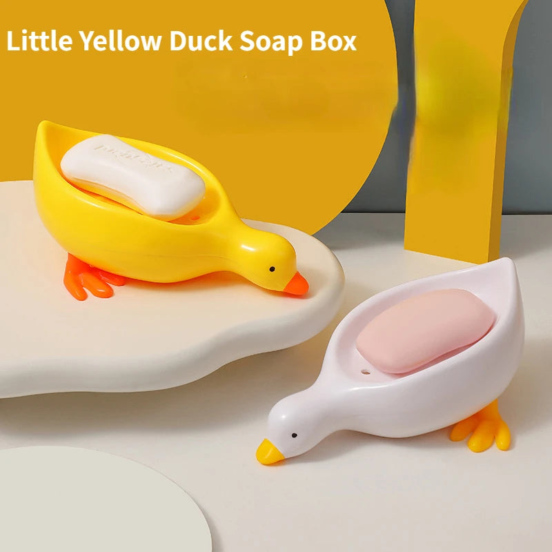 Duck Soap Holder with Drainage Beak Design by HitMyNeed