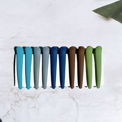 Duckbill Hair Clips Set of 10 for All Hair Types earth-tones by HitMyNeed