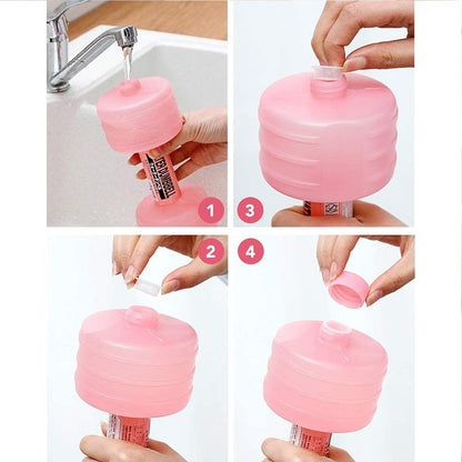 Dumbbell Water Bottle with Handle 1L by HitMyNeed
