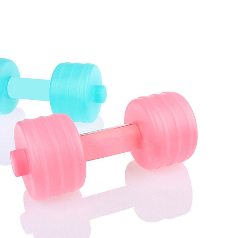 Dumbbell Water Bottle with Handle 1L by HitMyNeed