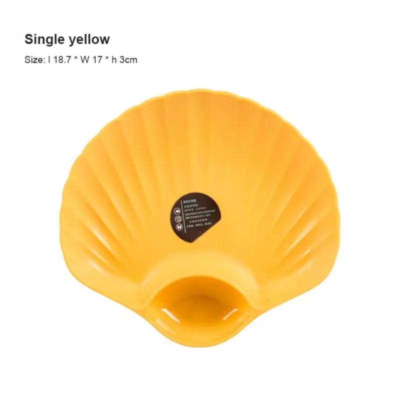 Dumpling Plate with Integrated Sauce Compartment b05 by HitMyNeed