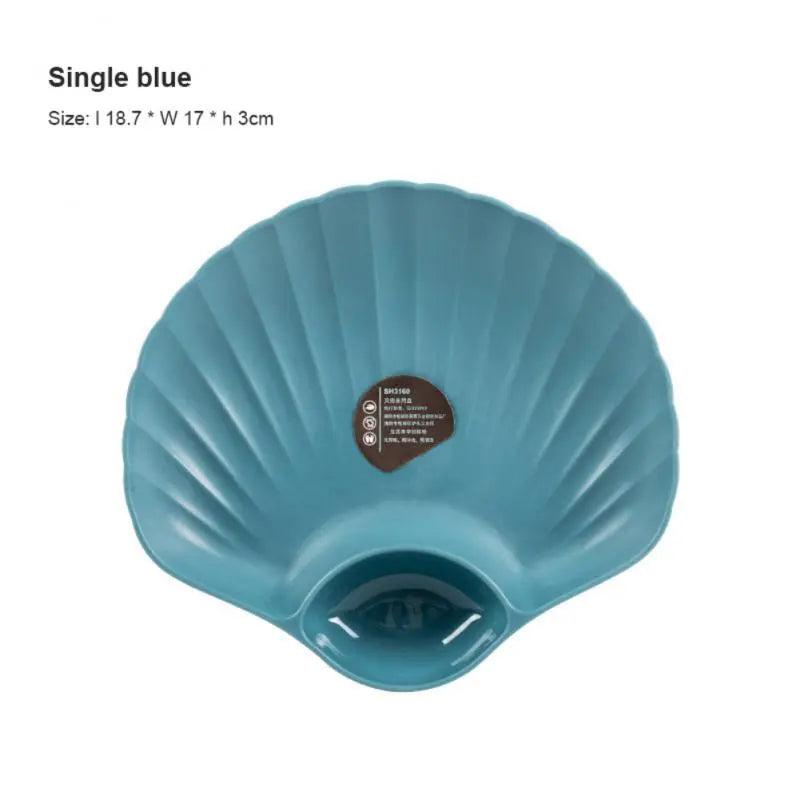 Dumpling Plate with Integrated Sauce Compartment b08 by HitMyNeed