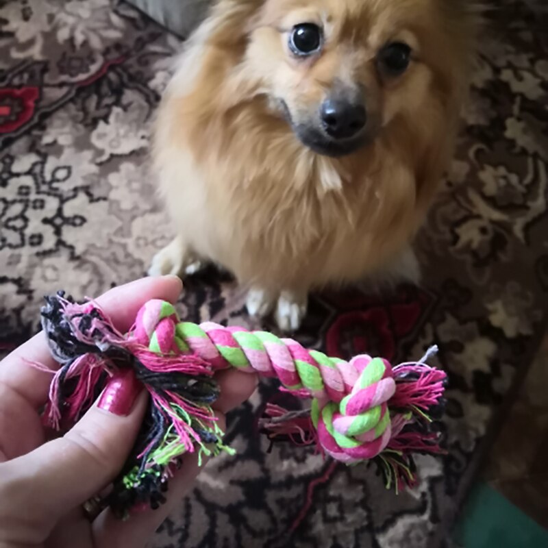 Durable Braided Rope Dog Chew Toy 17cm by HitMyNeed
