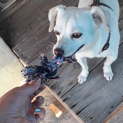 Durable Braided Rope Dog Chew Toy 17cm by HitMyNeed