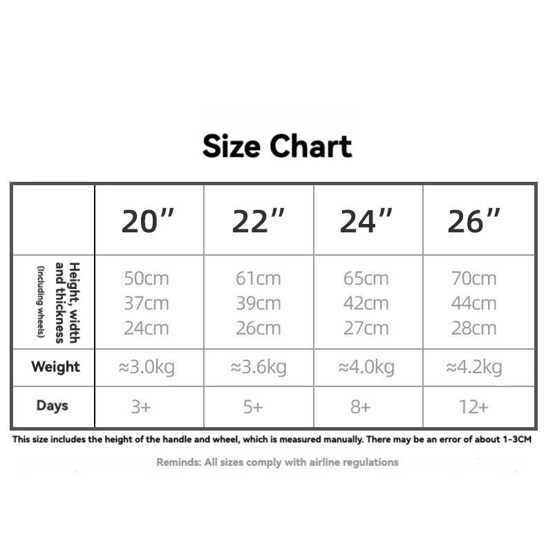 Durable Front-Open Luggage Set with TSA Lock & USB by HitMyNeed