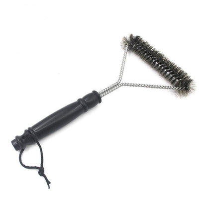 Durable Steel Grill Cleaning Brush with Handle by HitMyNeed