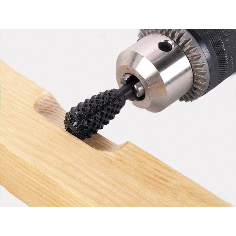 Durable Woodworking Rotary Rasp Set - 5 Piece HSS by HitMyNeed