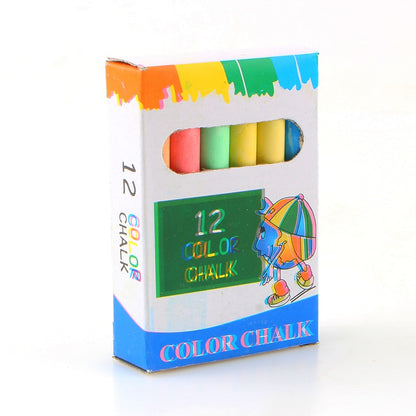 Dustless Colored Chalk, 12-Piece Set by HitMyNeed