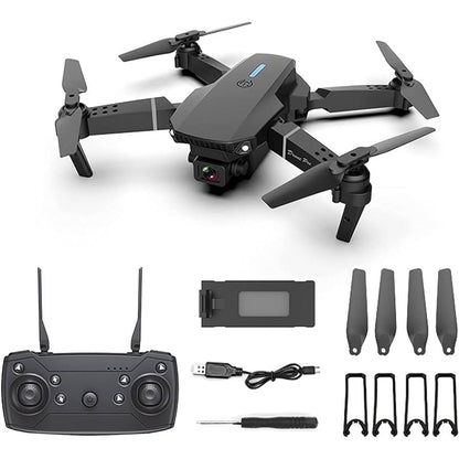 E88 Pro Foldable RC Drone with 4K Camera & WiFi FPV by HitMyNeed