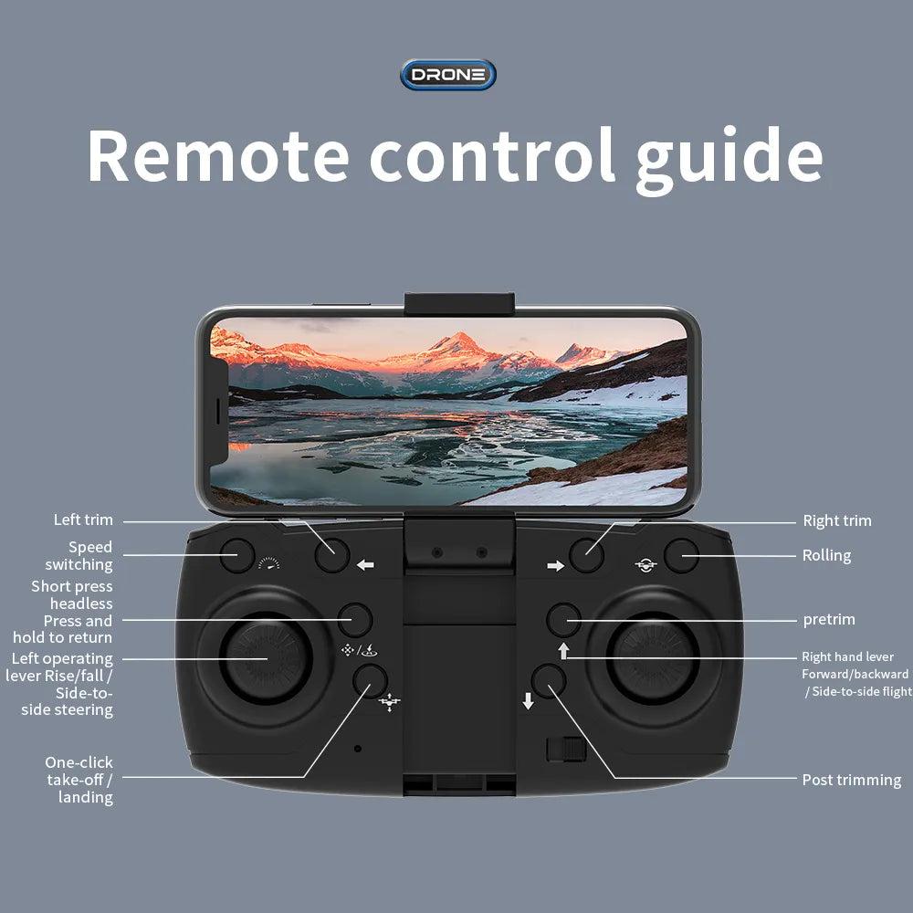 E88 Pro Foldable RC Drone with 4K Camera & WiFi FPV by HitMyNeed