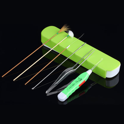 Ear Wax Removal Kit with LED Earpick, 6‑Piece Set by HitMyNeed
