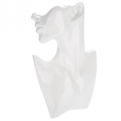 Earring and Necklace Display Mannequin Stand white by HitMyNeed