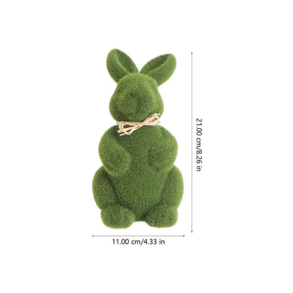 Easter Moss Bunny Decor Set of 2 by HitMyNeed