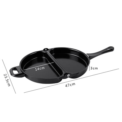 Easy Flip Double-Sided Non-Stick Omelette Pan by HitMyNeed