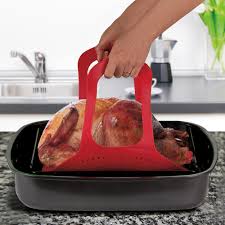 Easy Grip Silicone Roasting Pad with Handles by HitMyNeed