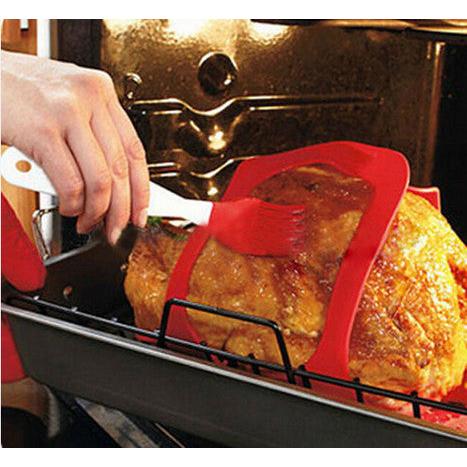 Easy Grip Silicone Roasting Pad with Handles by HitMyNeed