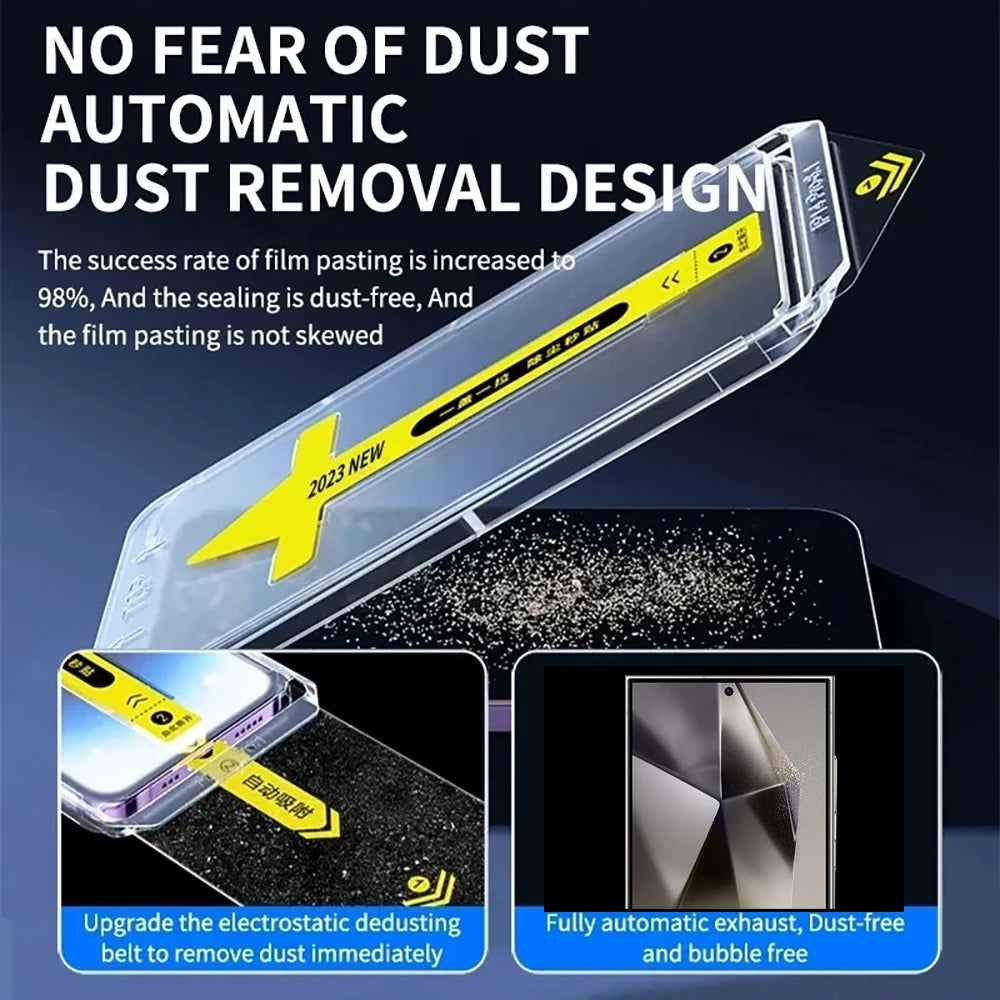 Easy Install HD Glass for Samsung S24 / S24+ / Ultra by HitMyNeed