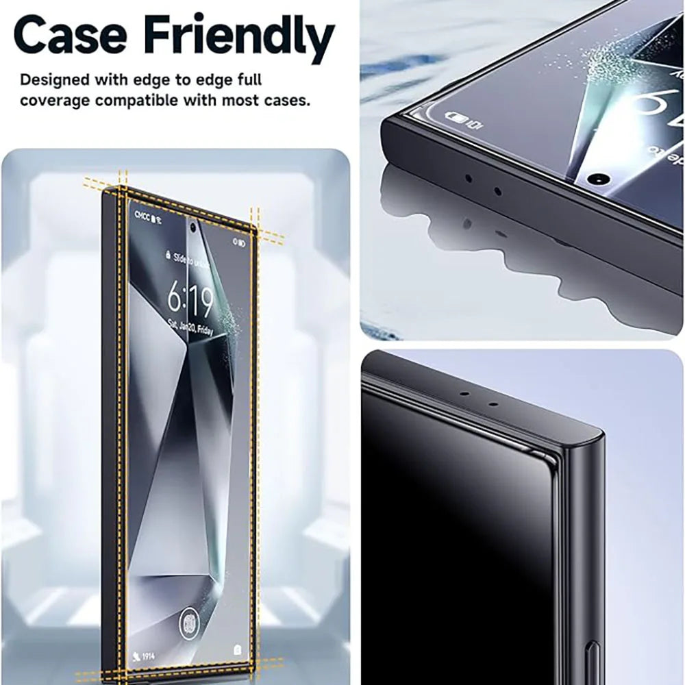 Easy Install HD Glass for Samsung S24 / S24+ / Ultra by HitMyNeed