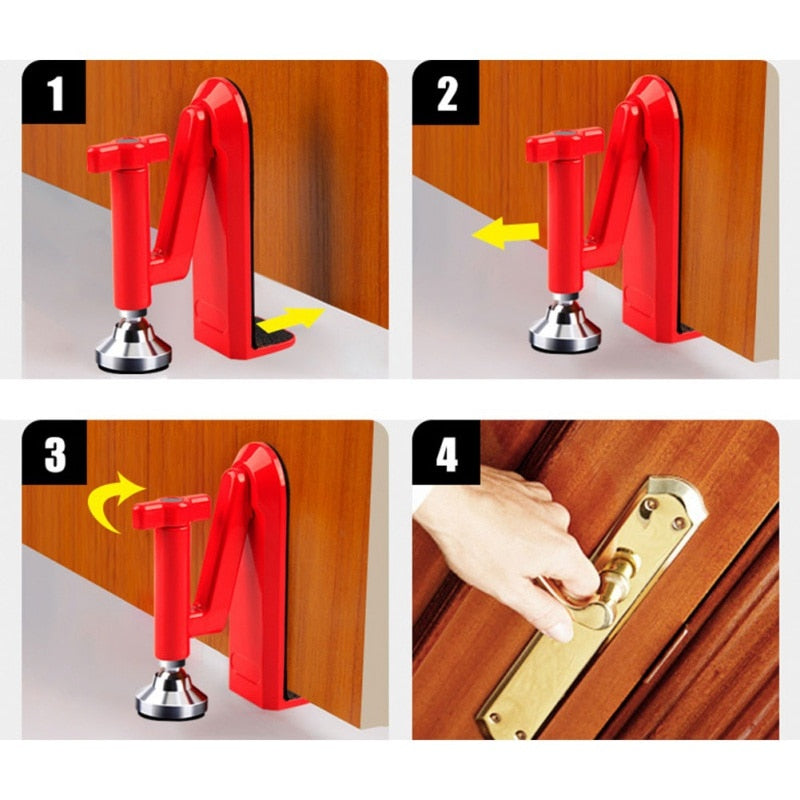 Easy Install Portable Travel Door Lock by HitMyNeed