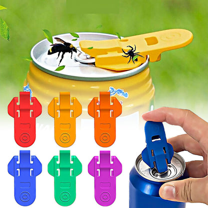 Easy Pop Can Opener & Fizz Saver Set (6 Pack) by HitMyNeed