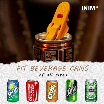 Easy Pop Can Opener & Fizz Saver Set (6 Pack) by HitMyNeed