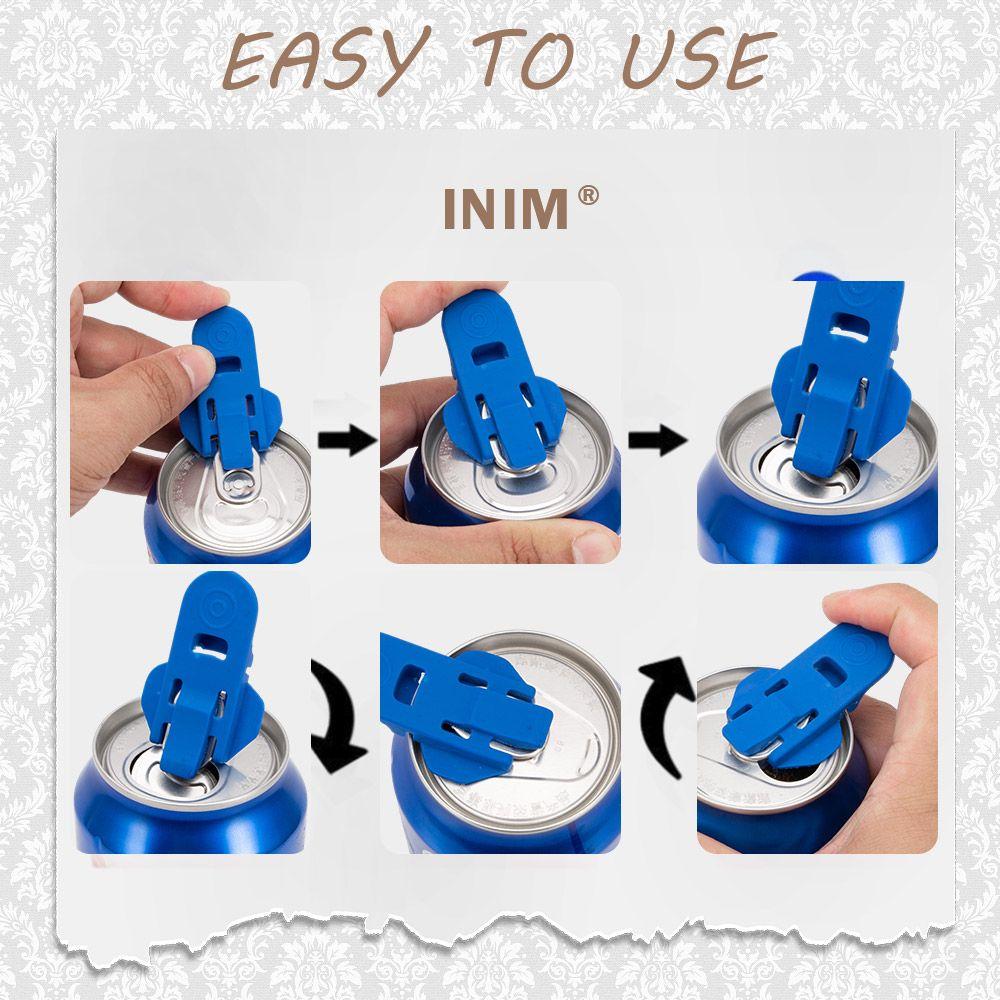 Easy Pop Can Opener & Fizz Saver Set (6 Pack) by HitMyNeed