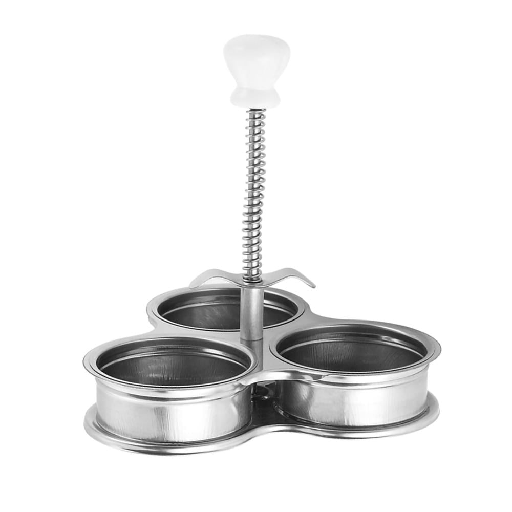 Easy Release Stainless Steel 3-Egg Poacher by HitMyNeed