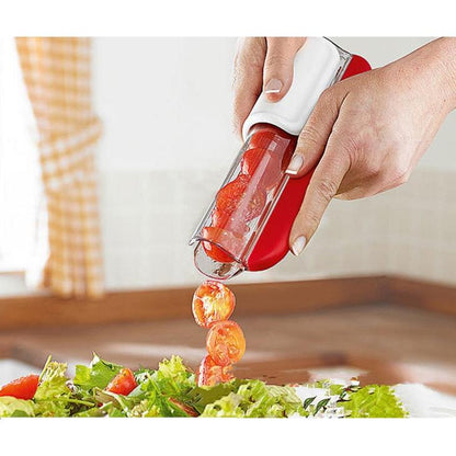 Easy Slicer Vegetable and Fruit Cutter Chute by HitMyNeed