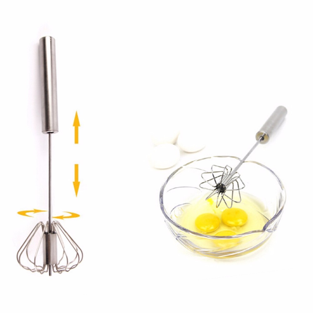 Easy Whisk Mixer Stainless Steel Hand Whisk by HitMyNeed