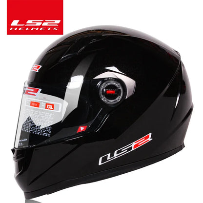 ECE Approved Full Face Motorcycle Helmet ABS gloss-black xxxl by HitMyNeed