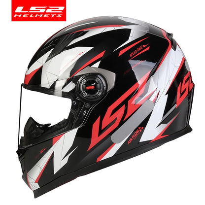 ECE Approved Full Face Motorcycle Helmet ABS red-trajectory xxxl by HitMyNeed