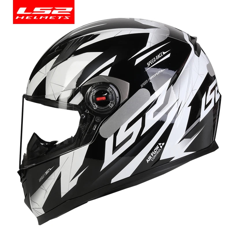 ECE Approved Full Face Motorcycle Helmet ABS white-trajectory xxxl by HitMyNeed