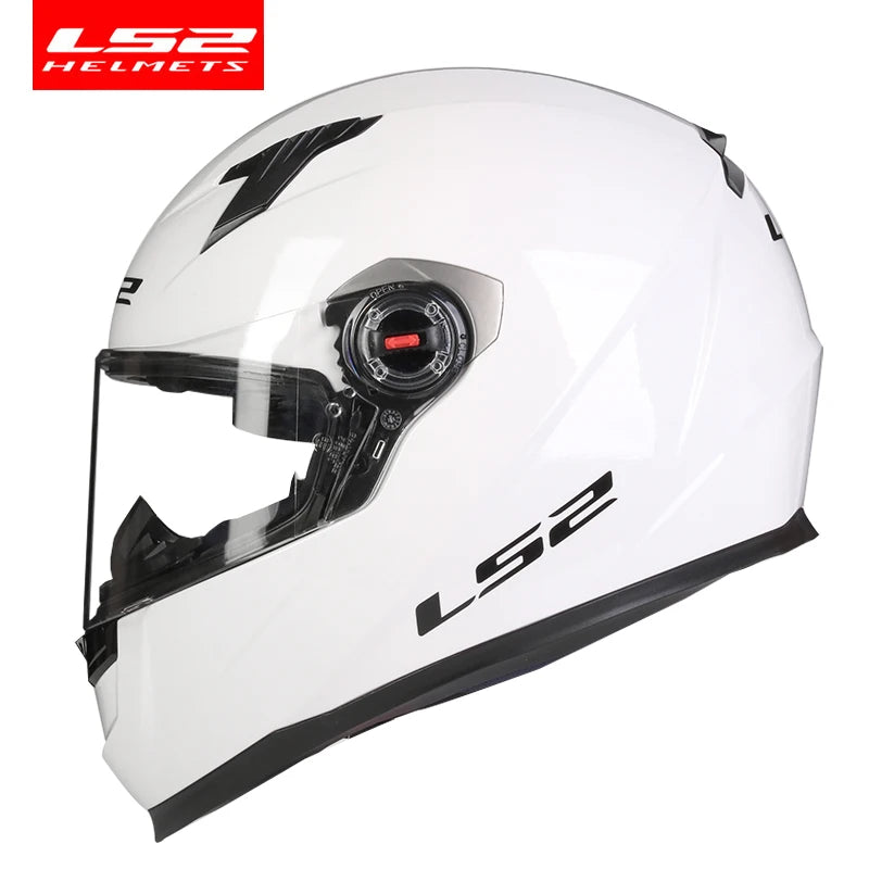 ECE Approved Full Face Motorcycle Helmet ABS white xxxl by HitMyNeed