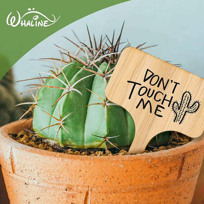Eco Friendly Bamboo Plant Labels with Marker, 20pcs by HitMyNeed