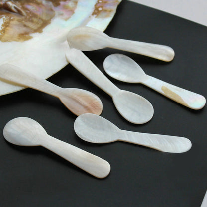 Eco-Friendly Mother of Pearl Seashell Spoons (10pcs) by HitMyNeed