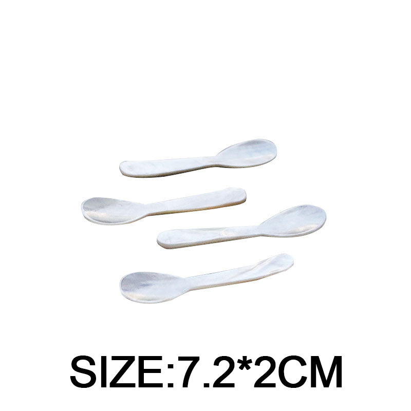 Eco-Friendly Mother of Pearl Seashell Spoons (10pcs) by HitMyNeed